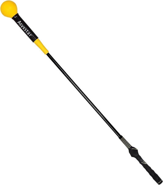 Golf Swing Trainer Aid - Golf Training Aid with Grip Trainer Training Equipment, Power Flex Swing Training Aid for Strength,Balance, and Tempo Swing Speed Trainer